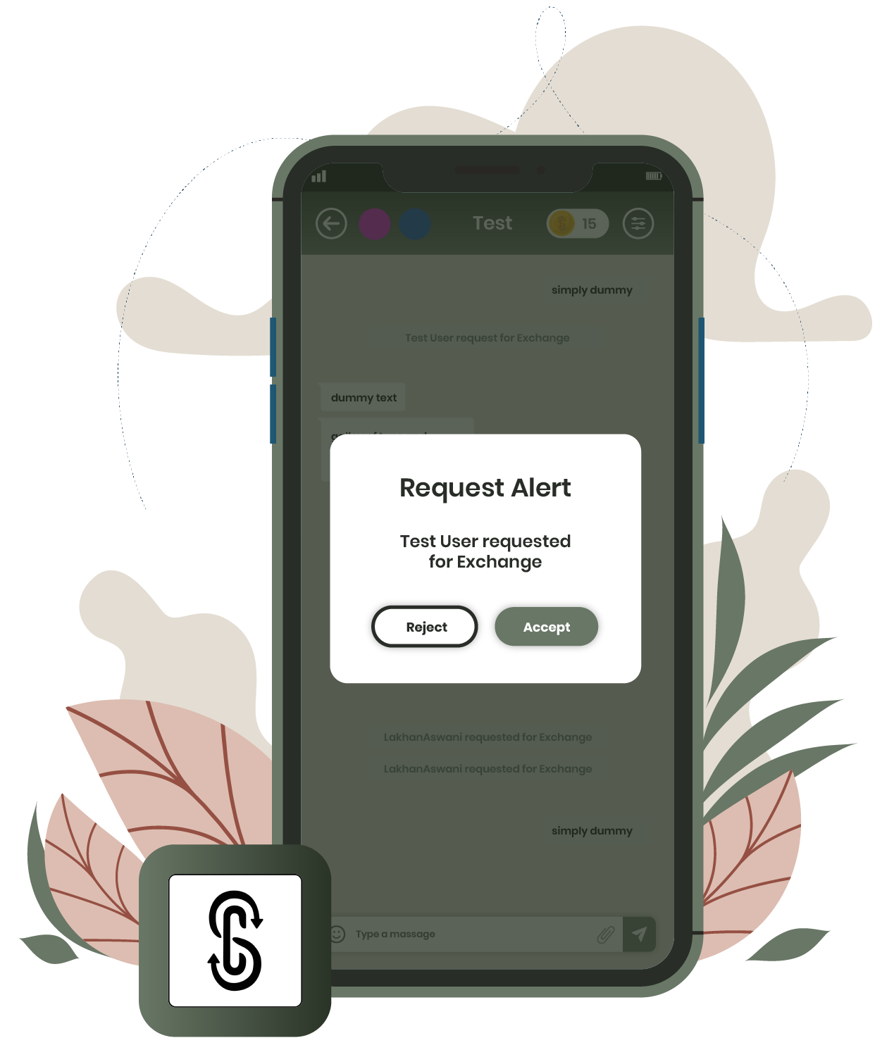 Upload items to swap